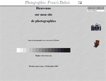 Tablet Screenshot of francisdubois.net